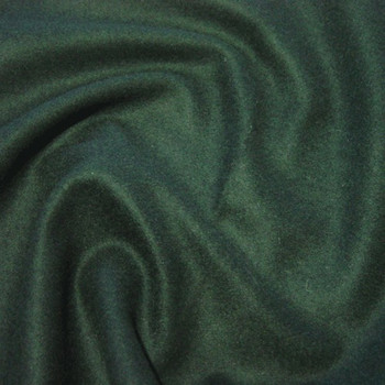 Bottle Green  Melton Wool Fabric