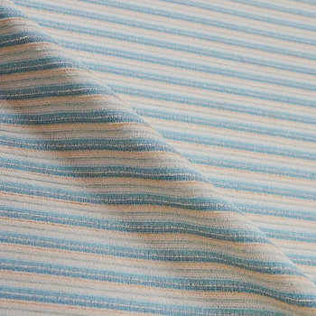 Blue Pastel Stripes Upholstery Velvet