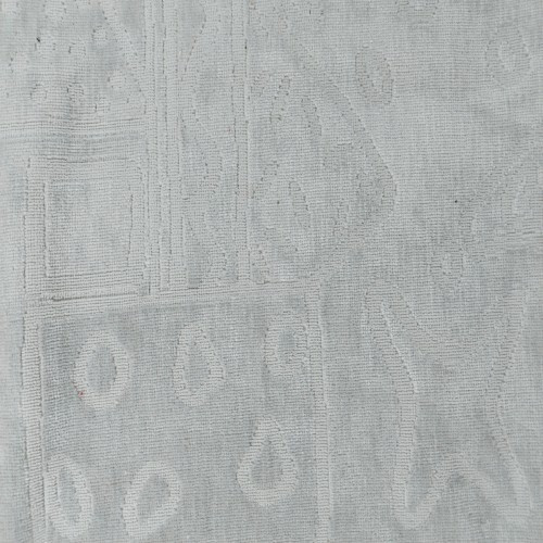 Off White Funky Textured Shaped Upholstery Fabric