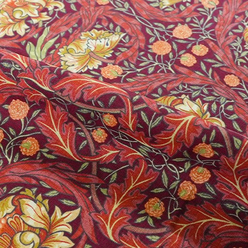 Red Rosoto upholstery Fabric