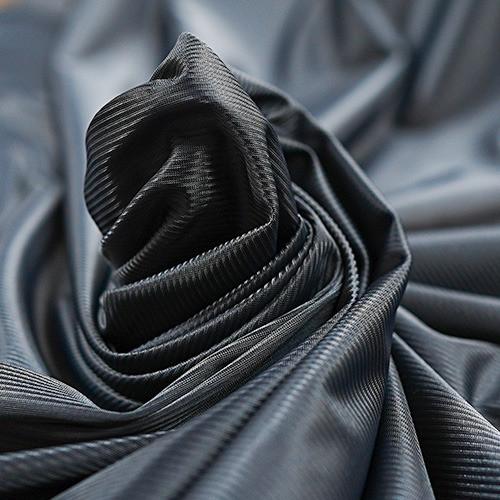 Black Stretch Nylon Swing Seating Fabric