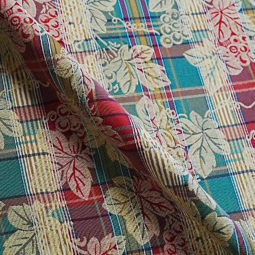 Multi Floweret Gem Upholstery Fabric