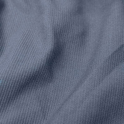 Blue Clearance Ribbed Polycotton (D)