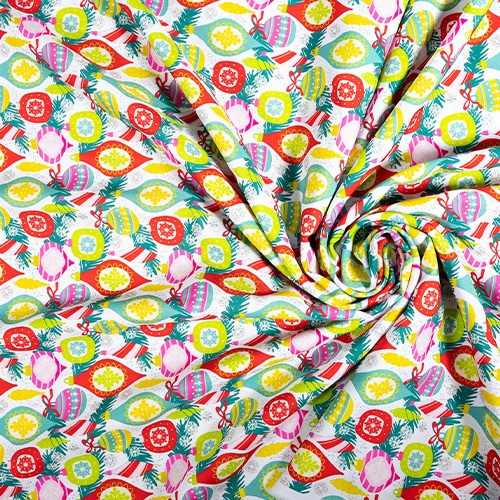 Multi Jingle Cloth Printed Fabric