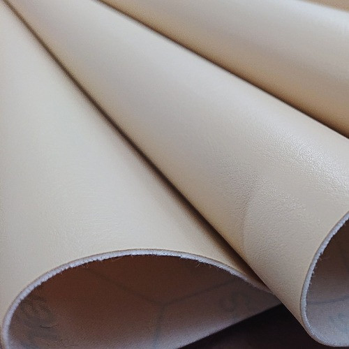 Almond Just Color Leatherette Fire Retardant