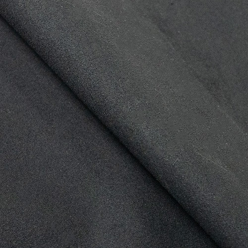 Black Water Repellent Suede Fabric