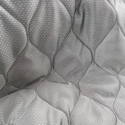 Pewter Dotted Quilted Italian lining fabric - Onion