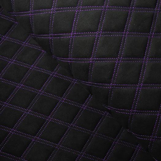 double_diamond Faux Alcantara Suede - Quilted Fabric (Water Repellent)