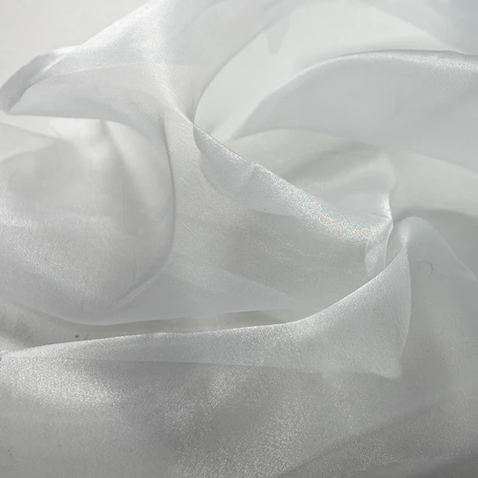 Organdy White - 100% Polyester