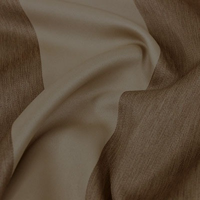 Brown Stripe Polyester Dimout (C)