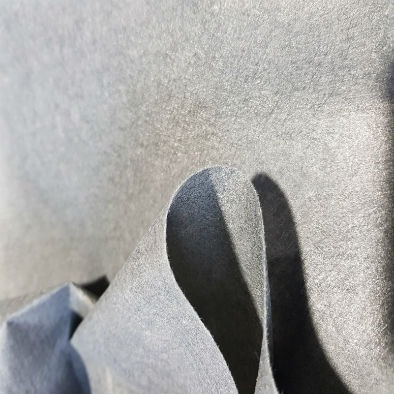 Anthracite Grey Felt Lining Interlinear Fabric