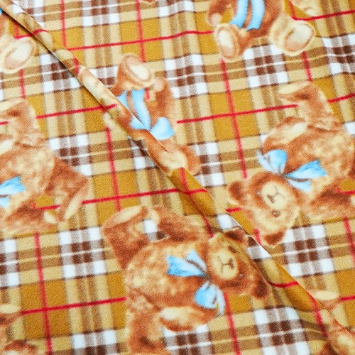 Brown 01 Teddy Bear Fleece Fabric