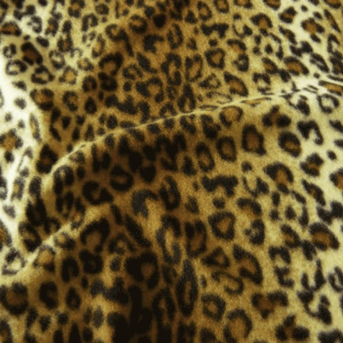 Leopard 04 Animal Print Fleece Fabric