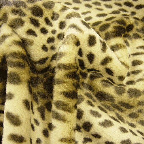 Cheetah Print Fur Fabric