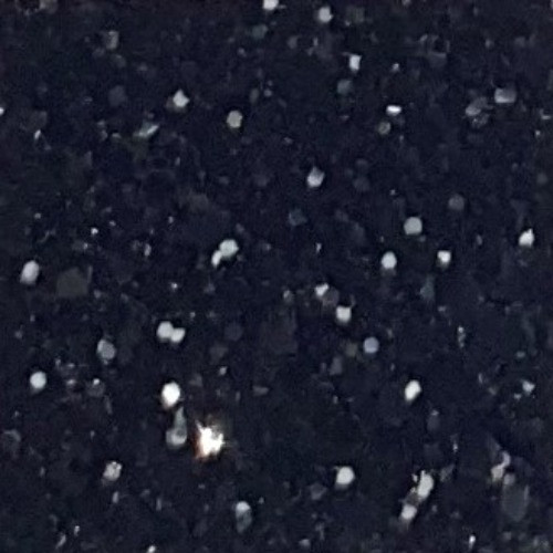 Black Glitter Display Fabric - Solid