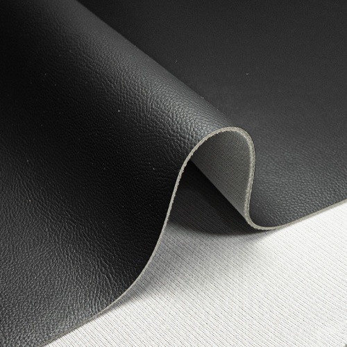 Black 2mm Foam Backed Laminated Vinyl FabricBlack 2mm Foam Backed Laminated Vinyl Fabric