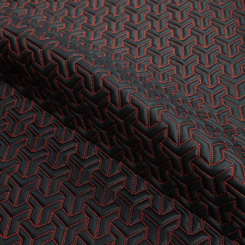 Red Bentley Stitch Triad Design