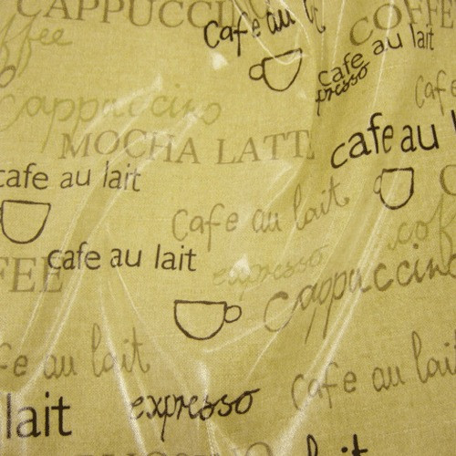 Graphite (912) PVC Table Cloth Cappuccino