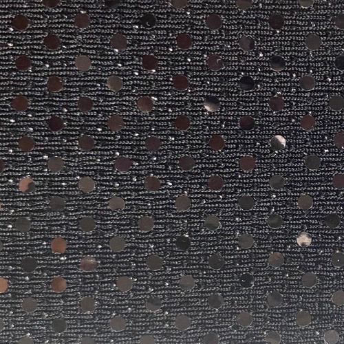 Black 2mm Sequin Spandex