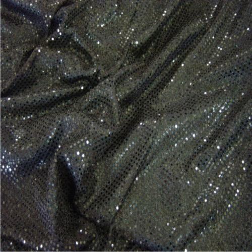 Black 3mm Sequin Fabric