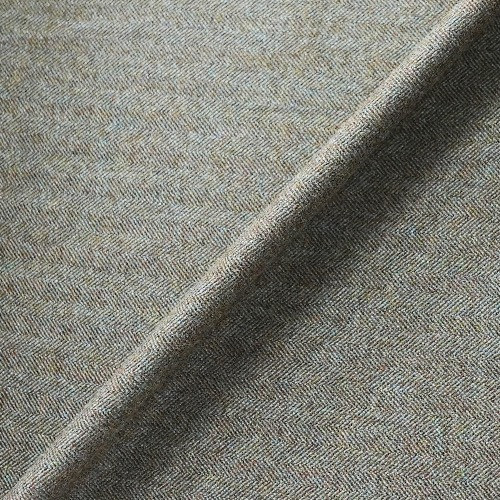 Bronze Herringbone English Tweed Fabric