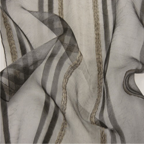 Black (90053) Oslo Voile (Extra Wide 295cm)