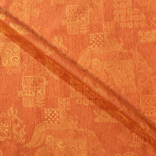 Peach Simla upholstery Fabric