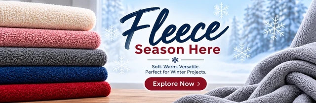 Fleece season is here by fleece fabrics from fabricuk