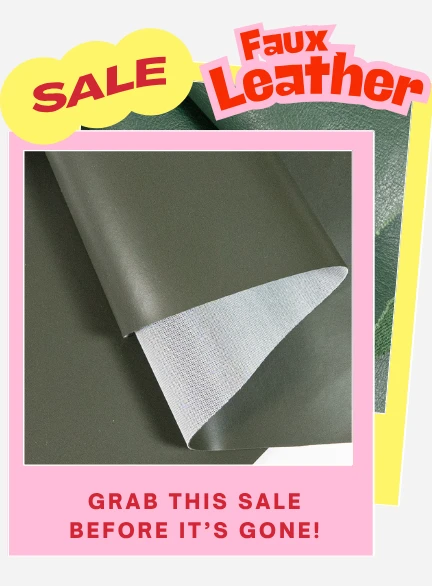 faux leather clearance sale