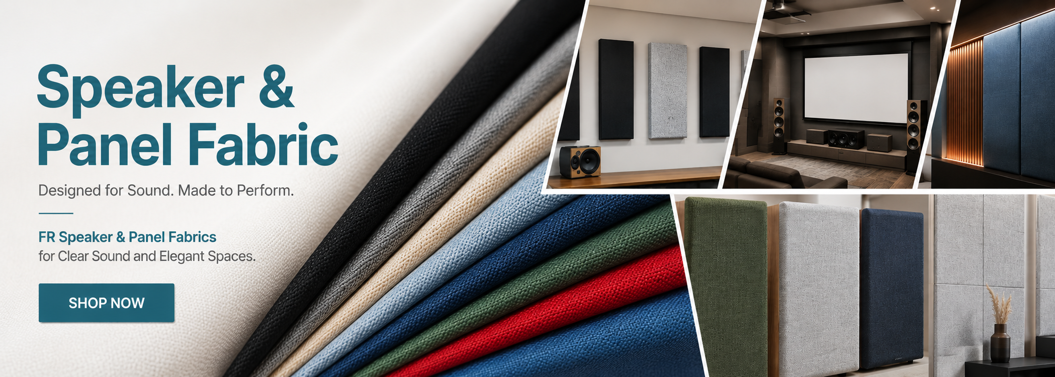 Speaker & Panel fabric in stock fabricuk