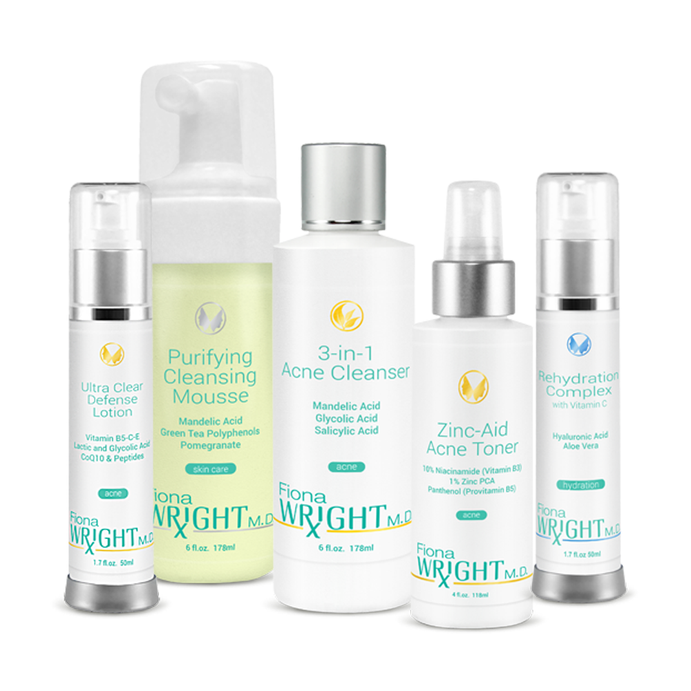 This convenient skincare system provides exfoliation and oil minimizing ingredients to thoroughly cleanse skin of dirt, and acne-causing bacteria. With no product build-up this fast absorbing system will help you maintain a clear, acne-free complexion.