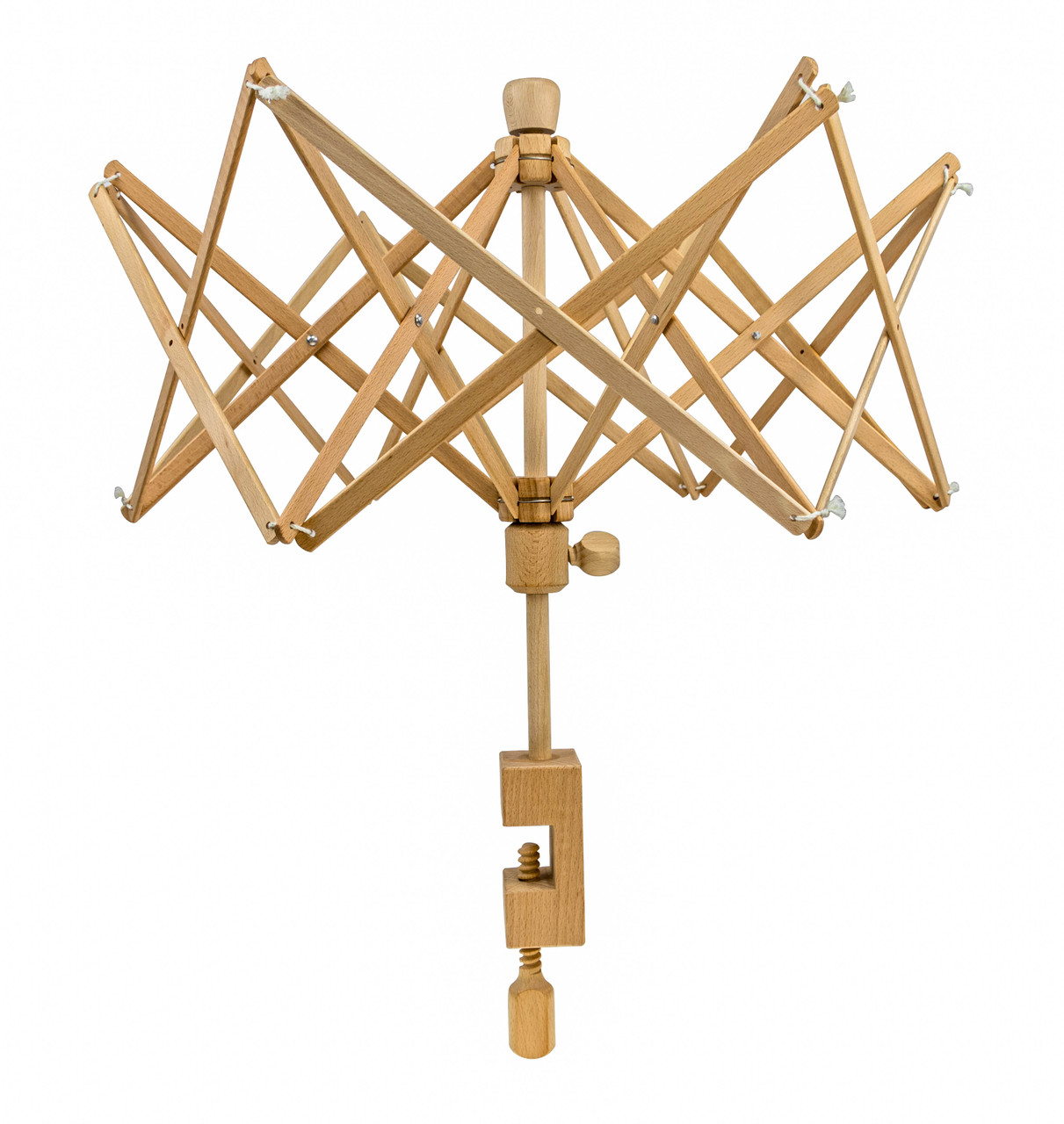 Stanwood Needlecraft Wooden Umbrella Swift Yarn Winder Medium, 6 ft