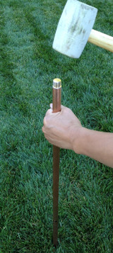 Stanwood Wind Sculpture: Spare Parts - Copper Pole  6 ft  (for 6 ft spinners only)