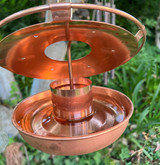 Stanwood Wind Sculpture -Pure Copper Hummingbird Feeder
