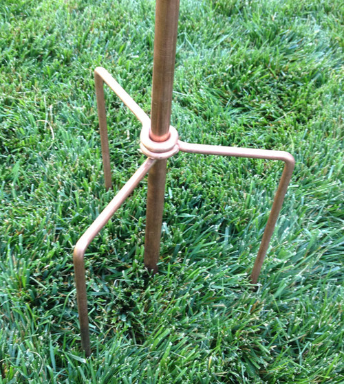 Stanwood Wind Sculpture Spare Parts Copper Anchor Stakes for Pole