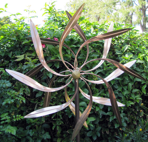 dancing willow leaves wind sculpture