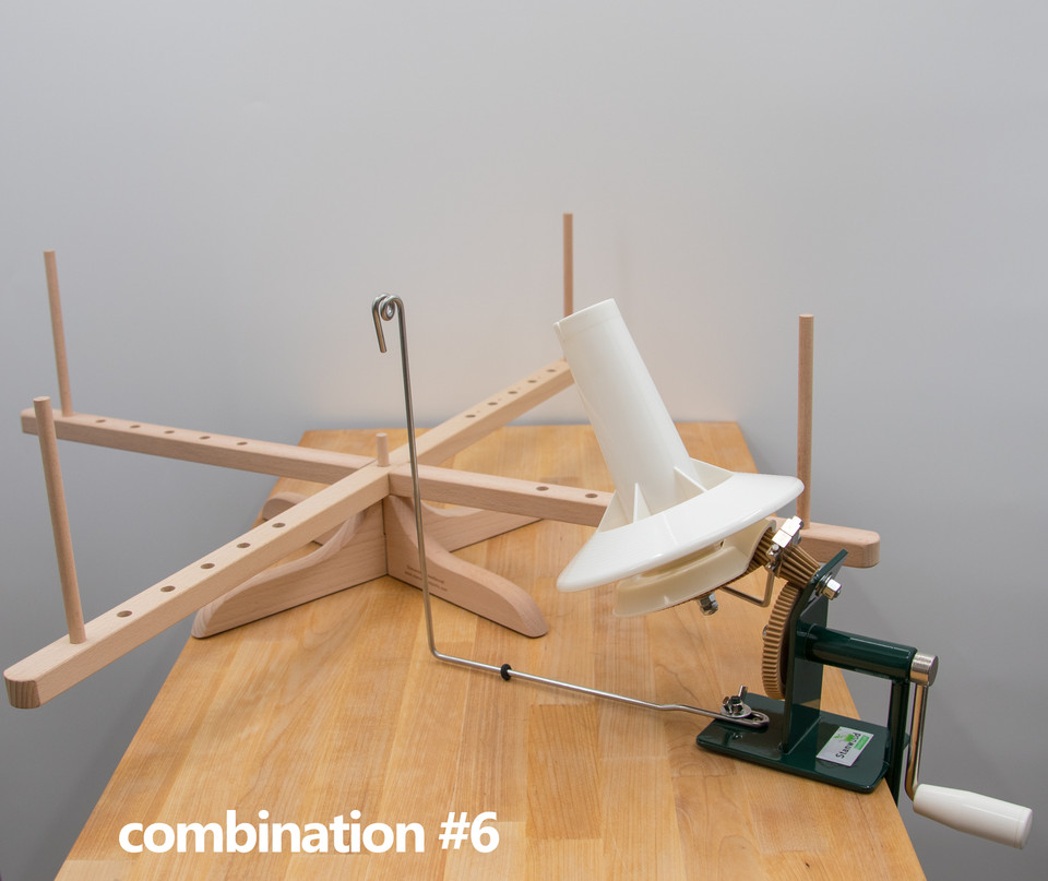 Stanwood Needlecraft Tabletop Amish Style Yarn Swift / Large Metal