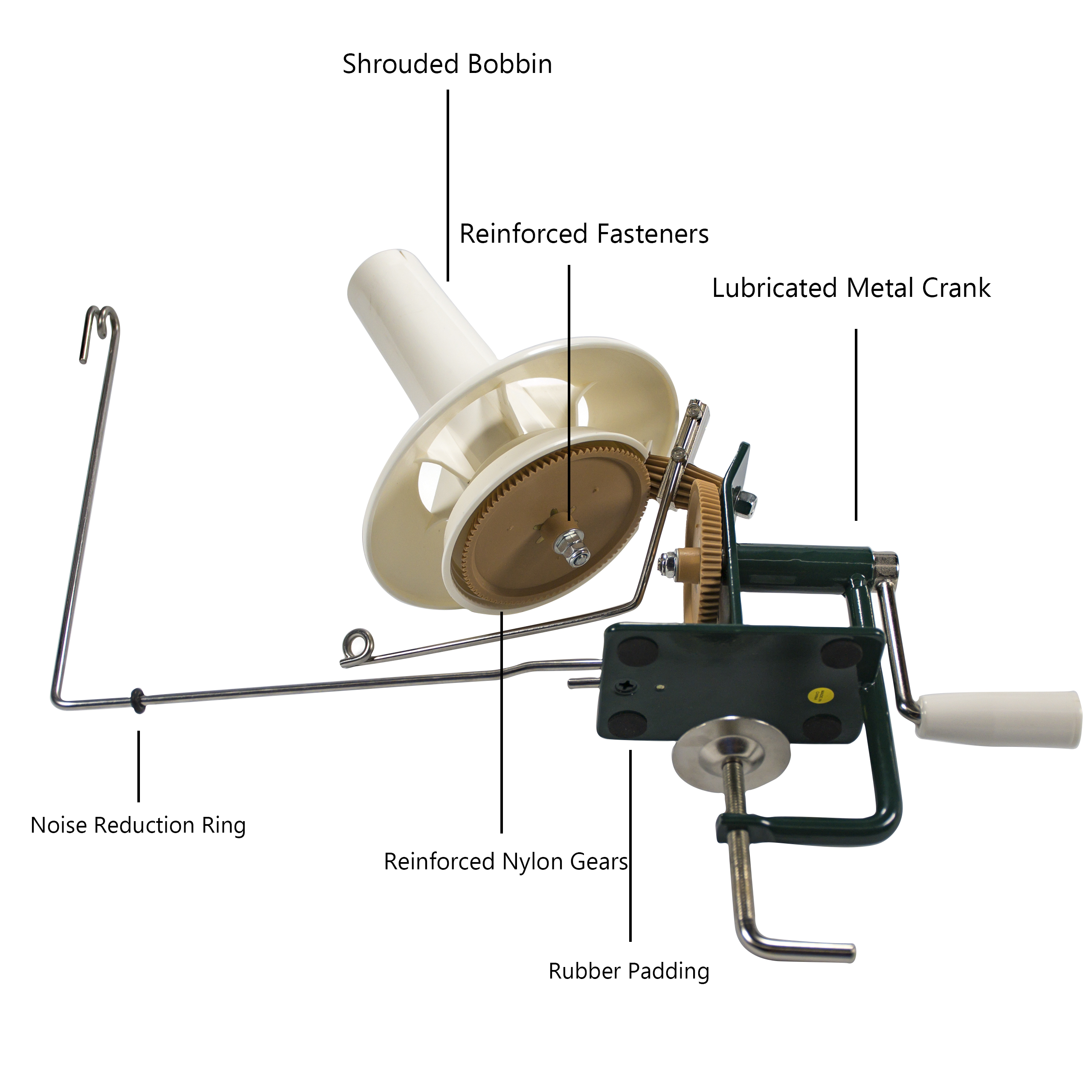 Stanwood Needlecraft - Large Metal Yarn Ball Winder 10 oz - Heavy Duty -  Stanwood Imports