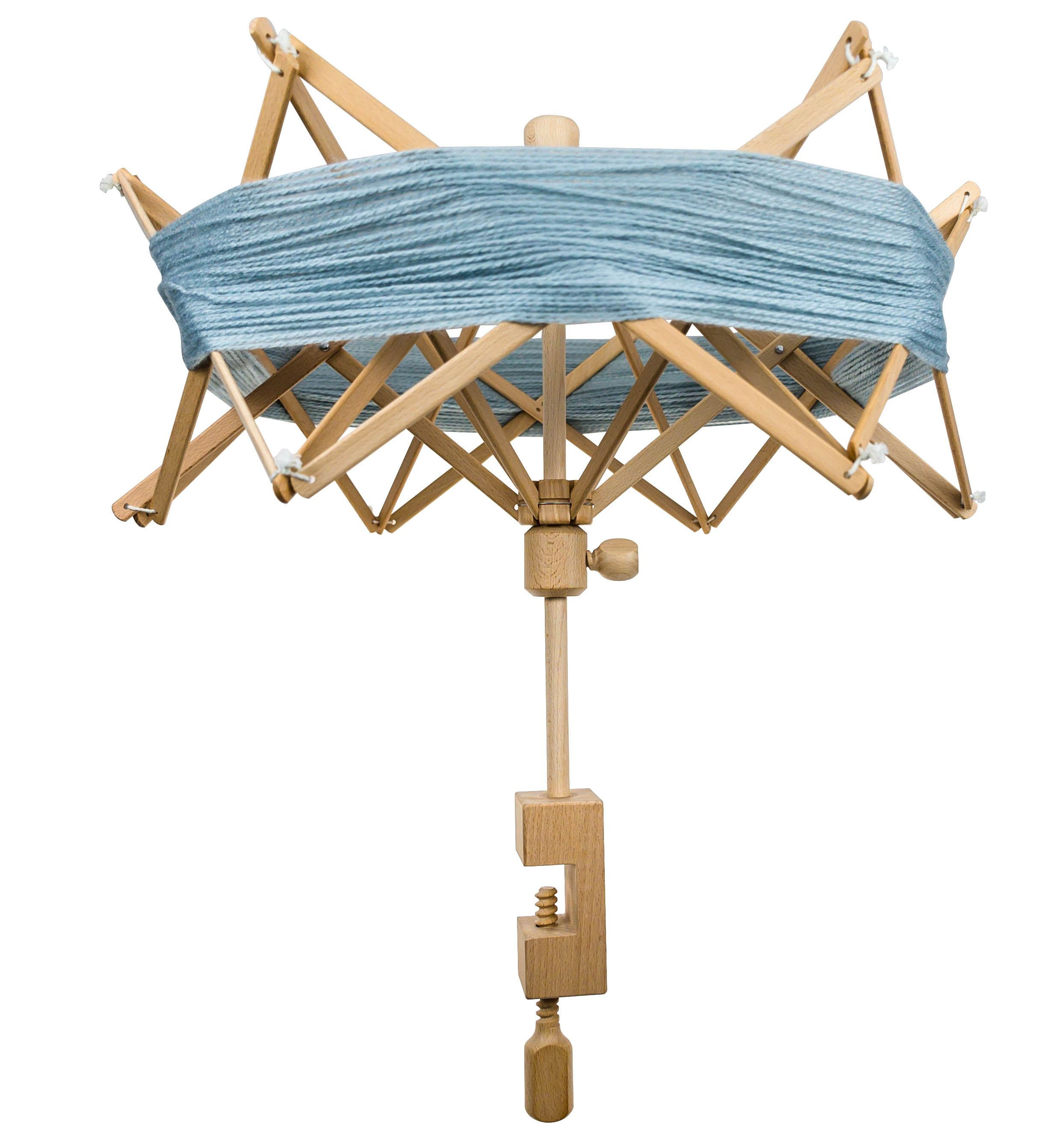 Stanwood Needlecraft - Wooden Umbrella Swift Yarn Winder - Medium, 6 ft