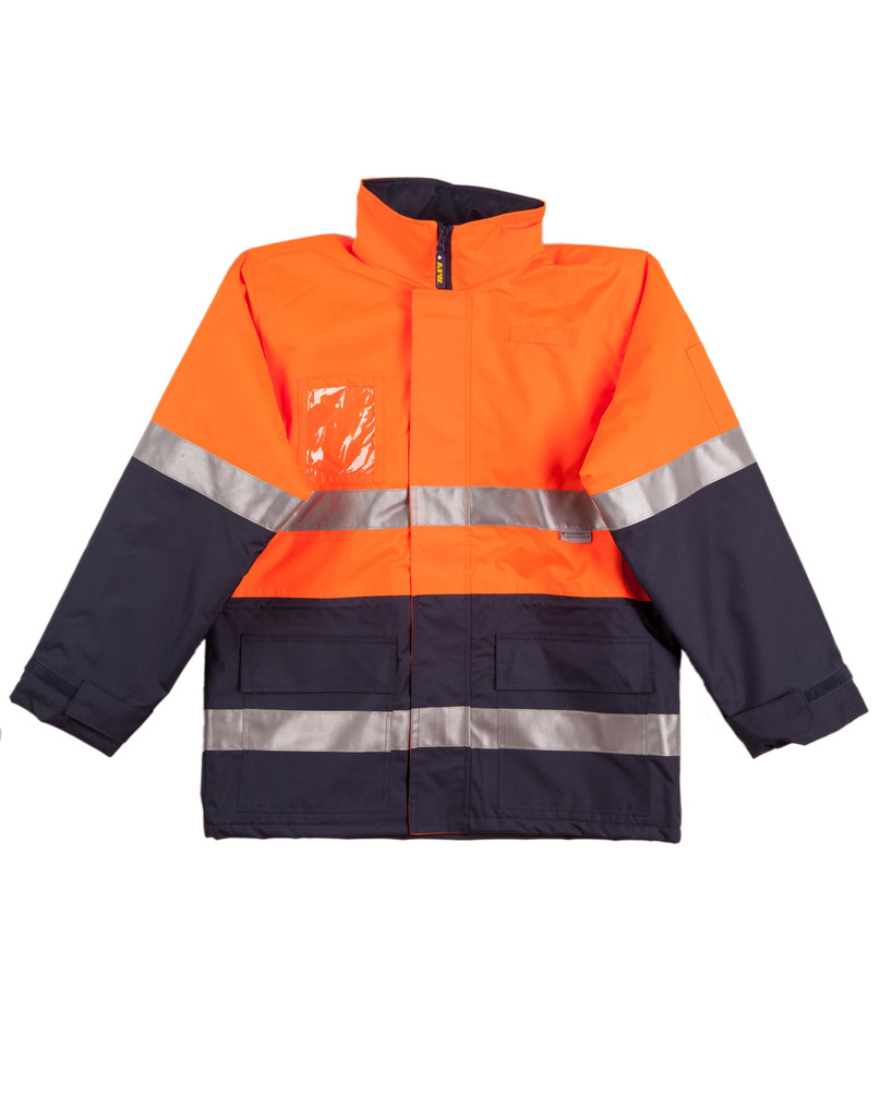 Hi Vis Long Line Jacket Polar with Fleece Lining