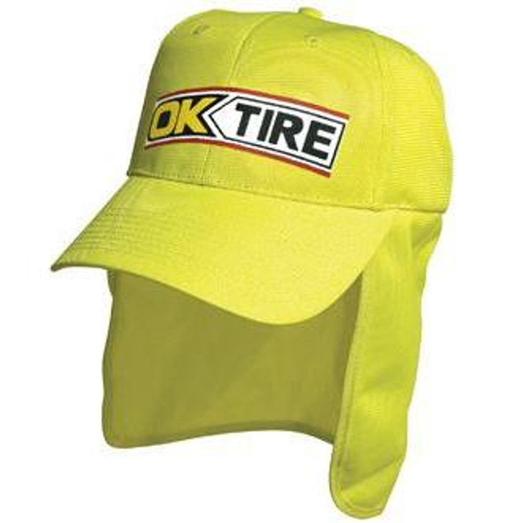 Luminescent Safety Hat with Flap