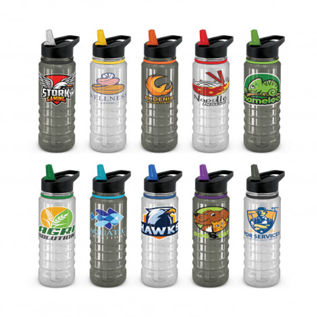 Triton Elite Drink Bottle - Clear and Black