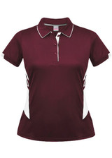 MAROON/WHITE