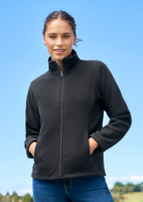 Plain Micro Fleece Jacket Ladies