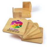 Tropic Bamboo Coasters - Set of 6 Tropic Bamboo Coasters - Set of 6