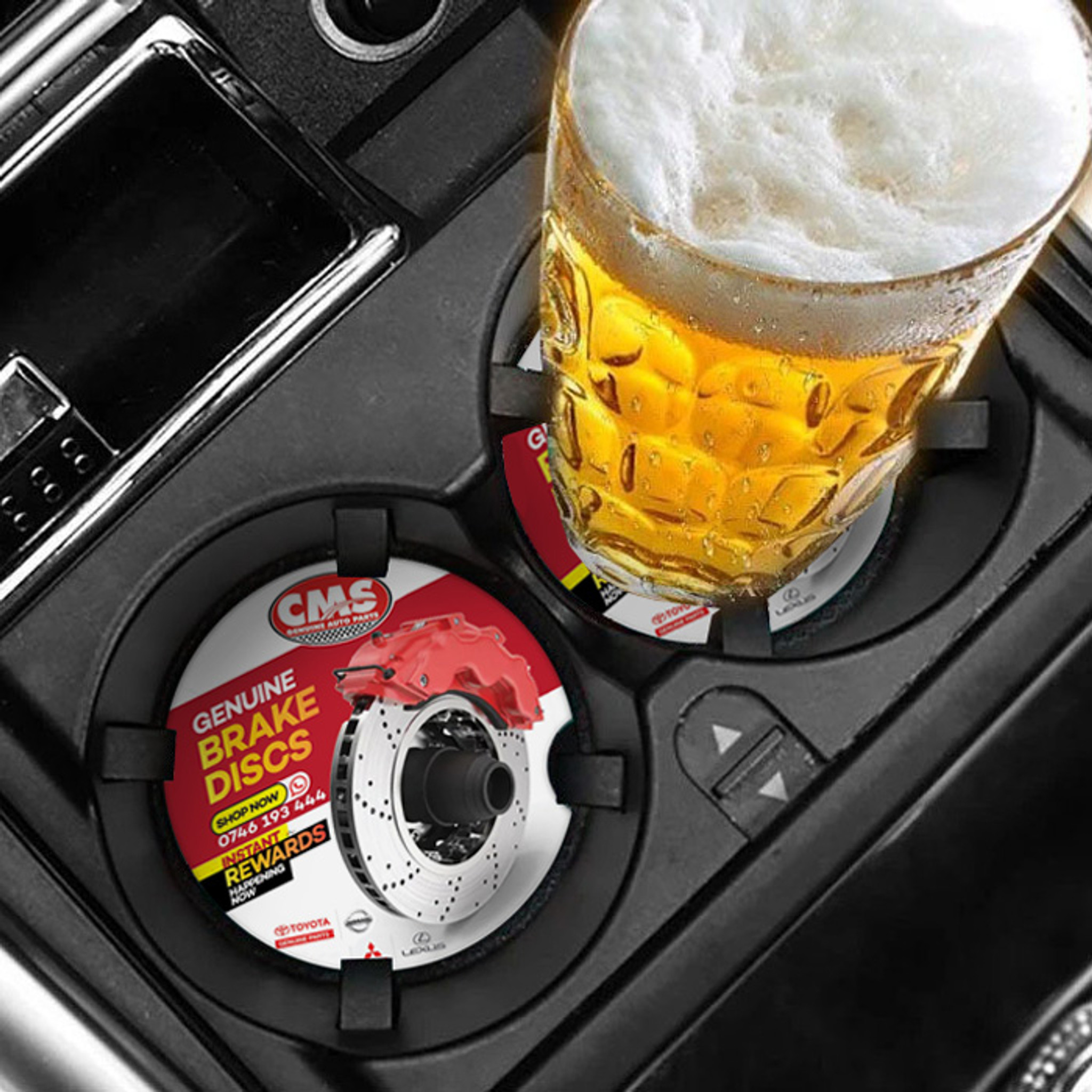 *NEW* Full Colour Car Cup Coasters