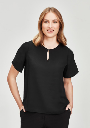 BC Vienna Womens Short Sleeve Blouse