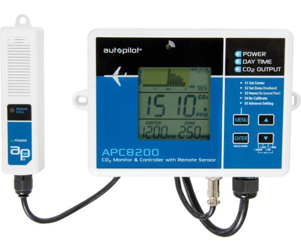 Digital CO2 Monitor & Controller w/15' Remote