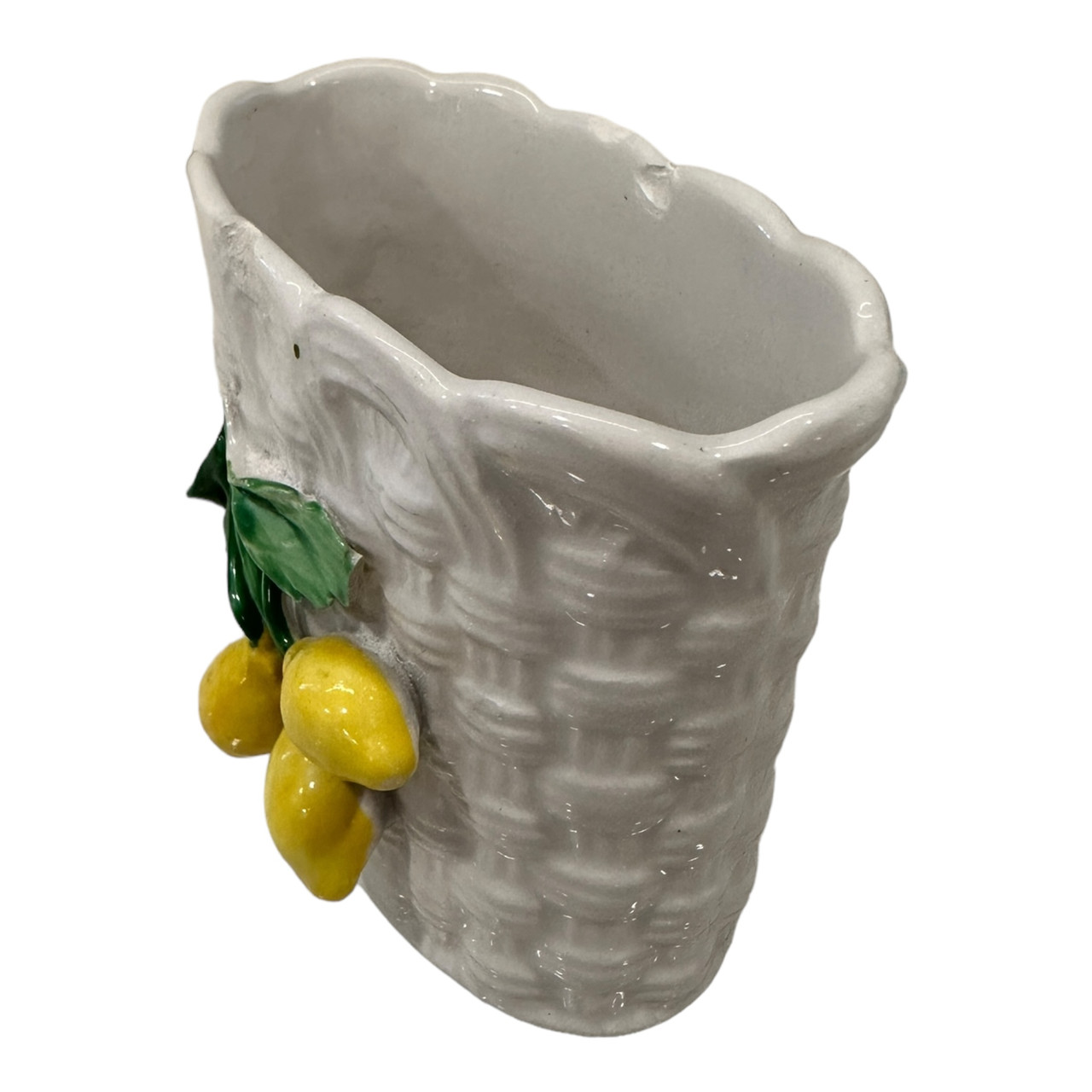 Vintage Italian Lemon Toothpick Holder - The Silver Oyster