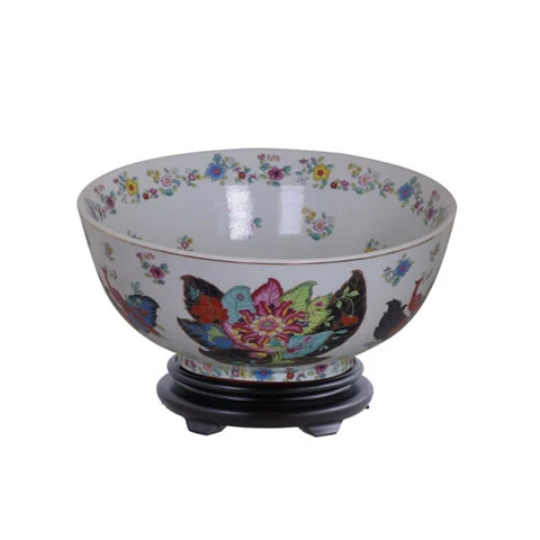 tobacco leaf bowl Tobacco Leaf Bowl with Wooden Stand